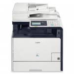 Canon MF8580CDW Color Laser Fax, Copier, Printer, Scanner w/Wireless Network and Duplex  Specifications:      ~33.6 Kbps / 200 speed dials     ~Up to 21 cpm / ppm     ~Up to 2400 x 600 dpi     ~50 and 250 sheet trays     ~50 sheet DADF     ~8.5 x 11 platen; 14 paper     ~40,000 page duty cycle     ~Full auto duplex fx/co/pt/sc     ~AirPrint, 7-line color LCD     ~Mobile device & Google Cloud     ~USB, Ethernet, WiFi     ~512 MB (Windows / Mac)     ~1 year limited warranty     ~17 x 19 x 18.9 / 68 lbs     ~Uses: CRG118 series toners