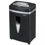 Fellowes 450Ms Powershred® Micro Cut Deskside Shredder  Specifications:      ~8.77 throat width, 1 user     ~7 sheet capacity, 9 fpm     ~5/64 x 5/16 shred size     ~Security level P-5     ~Runtime 8 on / 15 off     ~Shreds staples, CCs, CDs     ~5.5 gallon basket w/window     ~Separate CD entry & waste bin     ~SafeSense® Technology     ~SilentShred™ operation     ~1 year warranty, 5 on cutters     ~13.9 x 10.4 x 22.8 / 30 lbs     ~Uses: 36052 bags, 35250 oil     ~*Limited Quantity Available*